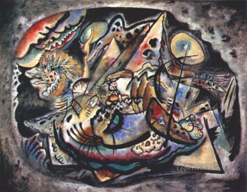  Kandinsky Pintura al %c3%b3leo - Óvalo gris Wassily Kandinsky